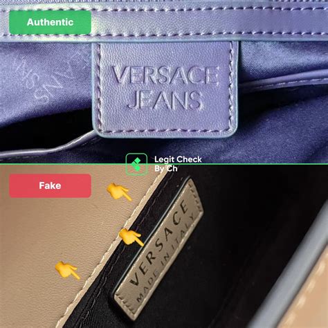 fake versace jeans|versace authentication check.